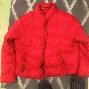 Time Tru Puffer Jacket (Red) Suze small
